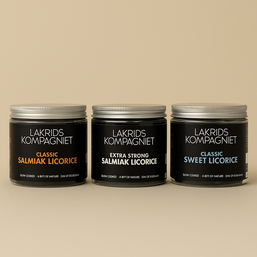 3 dåser Lakrids fra Lakridskompagniet 3x120g