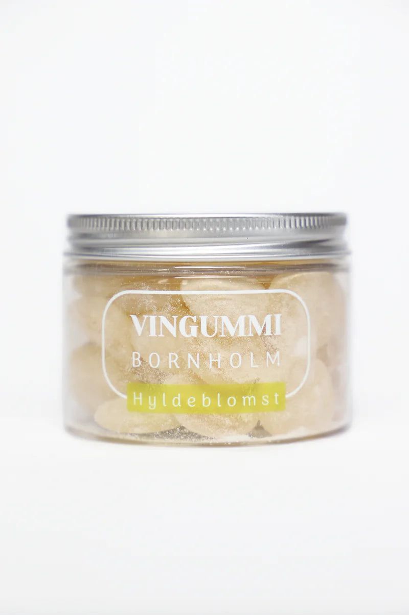 Vingummi, Hyldeblost 125g, Vingummi Bornholm