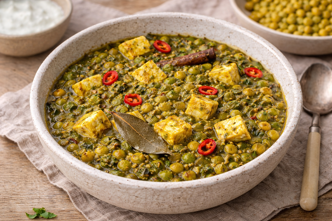 Opskrift: Palak paneer med ingridærter