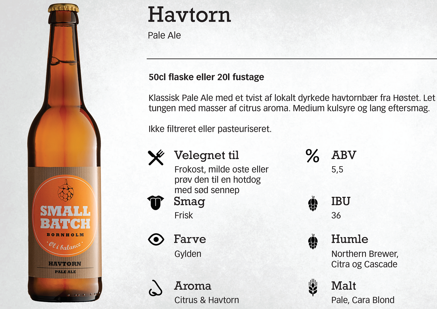 3 stk. øl fra Small Batch 0,5l