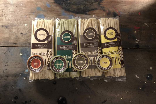 4 pakker Pasta m/Pesto fra Pastariget, 4x230g + 4x35g