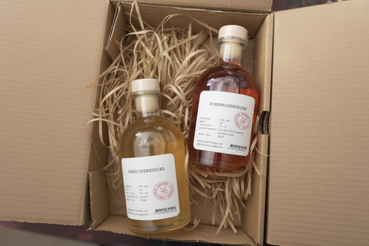 Gaveæske med 2 stk. gourmeteddike, 2x250ml