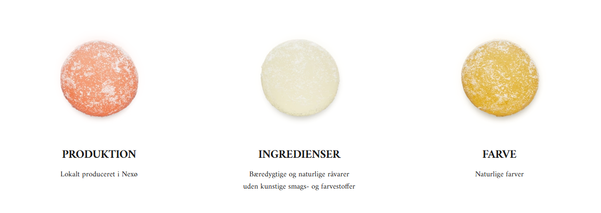 3-pakke fra Vingummi Bornholm 3x125g