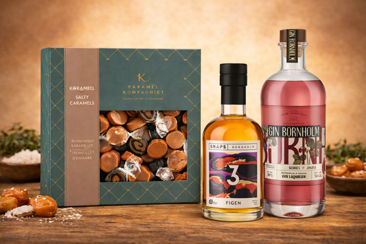 Karameller m/likør eller snaps, 336g + 50cl