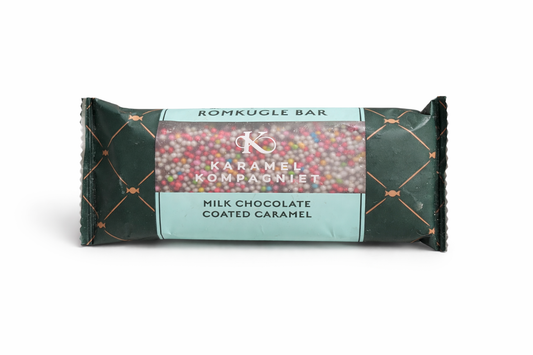 Karamel bar - romkugle & lys chokolade