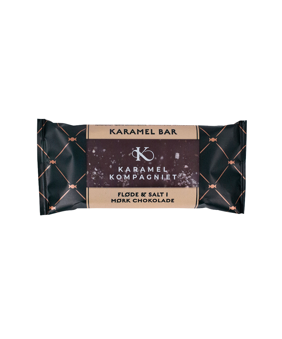 Karamel Bar – Fløde & Salt i mørk chokolade