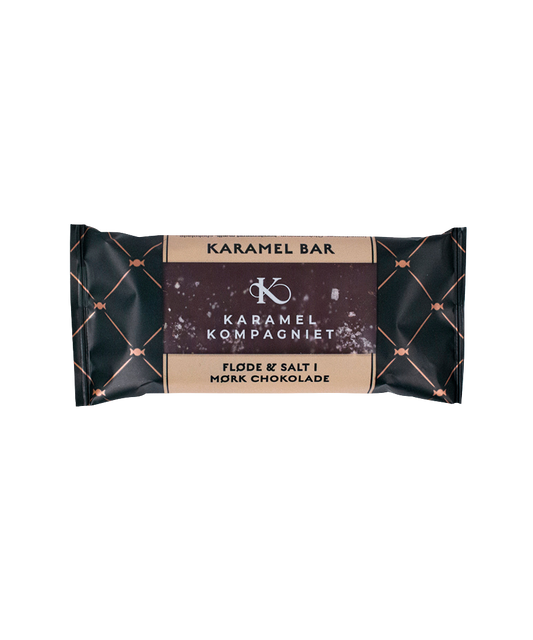 Karamel Bar – Fløde & Salt i mørk chokolade