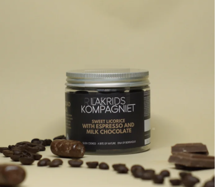 Lakrids m/espresso og chokolade 120g