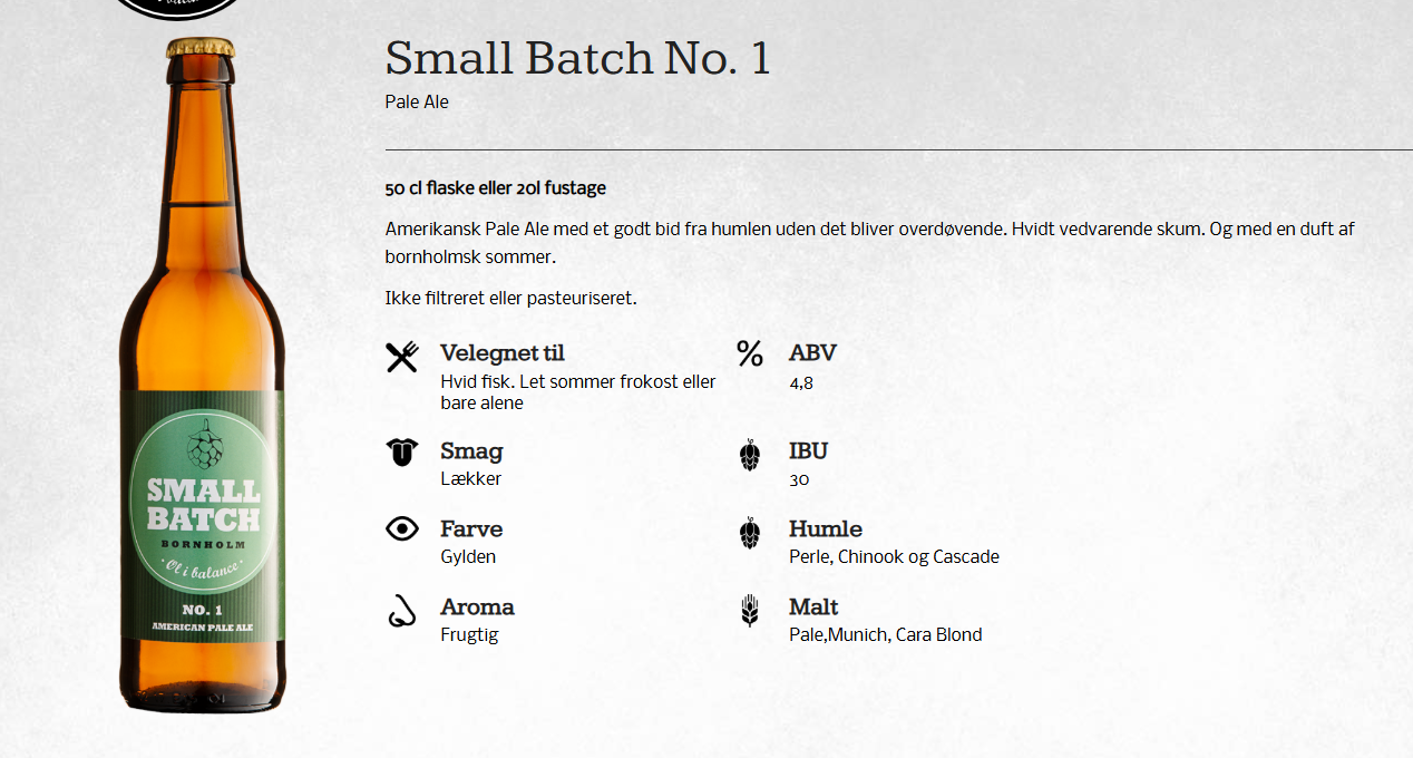 Pale Ale No.1 4,8%, 0,5cl