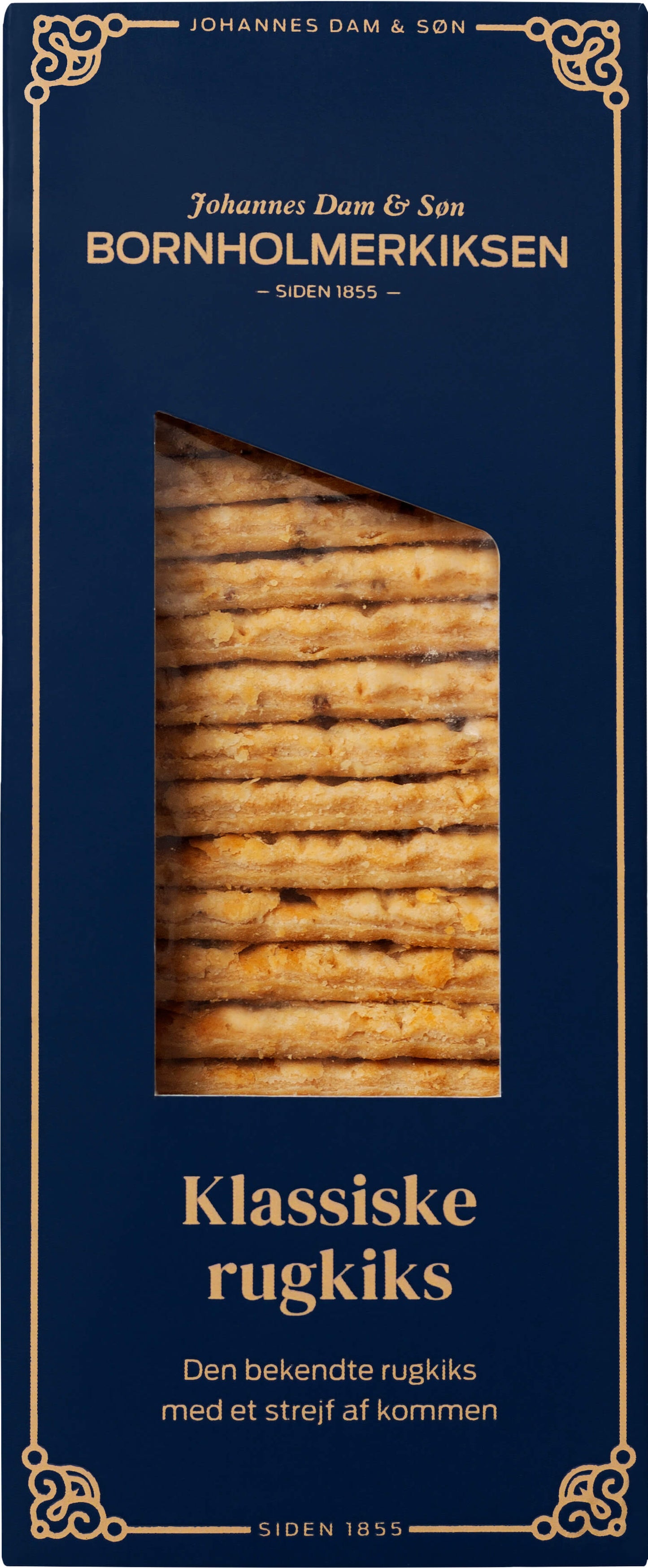 Rugkiks 175g, Klassisk Bornholmerkiks, Blå
