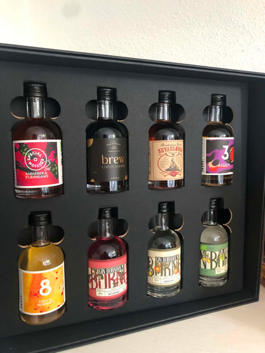 Smagskasse fra Bornholm Spirits 8x5cl