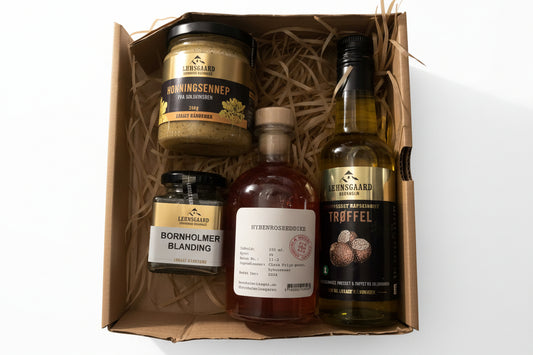 Gaveæske med 4 smagsgivere