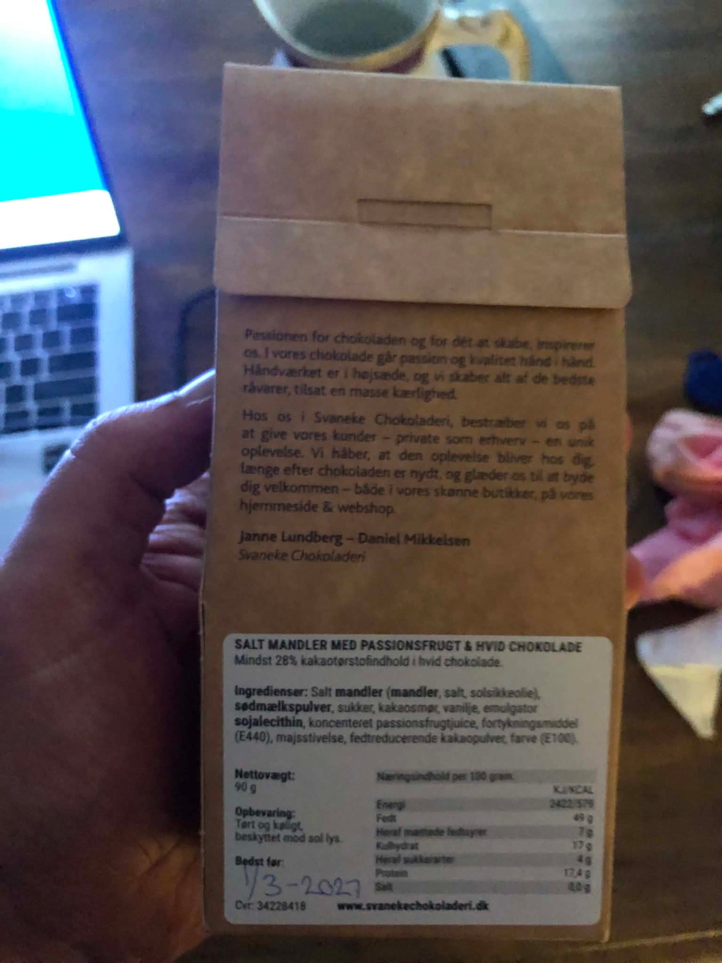 Saltmandel m/passion 90g